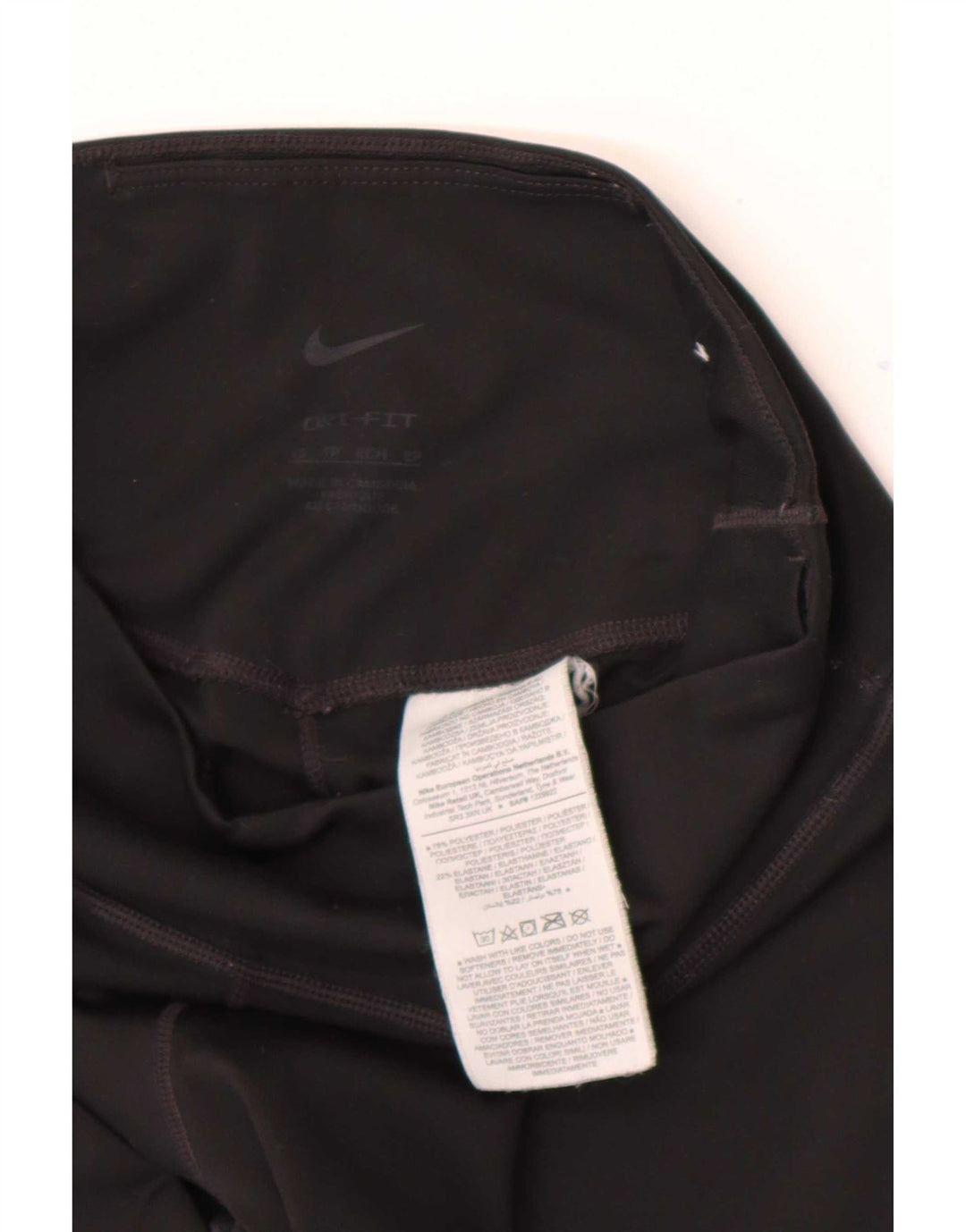 Nike Damen Dri Fit Leggings UK 4 XS Schwarz Polyester