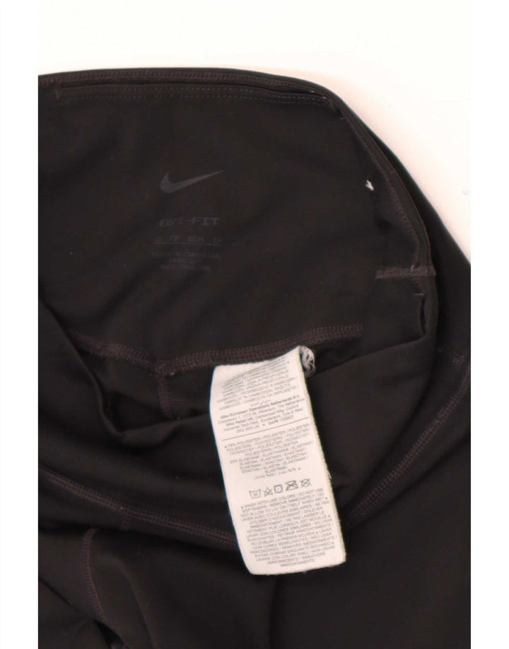 Nike Damen Dri Fit Leggings UK 4 XS Schwarz Polyester