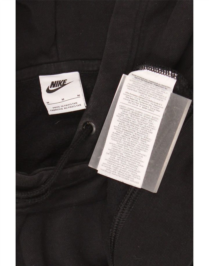 NIKE Herren-Kapuzenpullover mit lockerer Passform, mittelschwarze Baumwolle