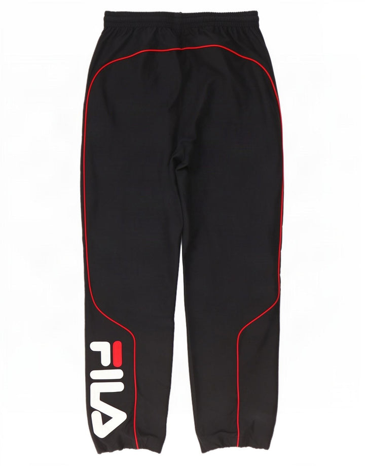 Fila Herren-Trainingsanzughose mit Grafik, mittelschwarz, Polyester