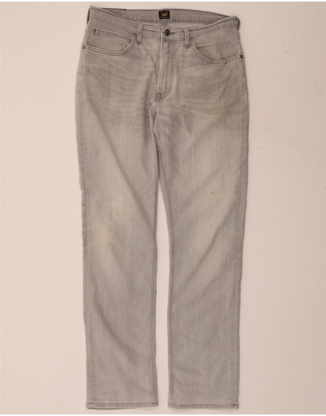 LEE Herren Straight Jeans W33 L32 Grau