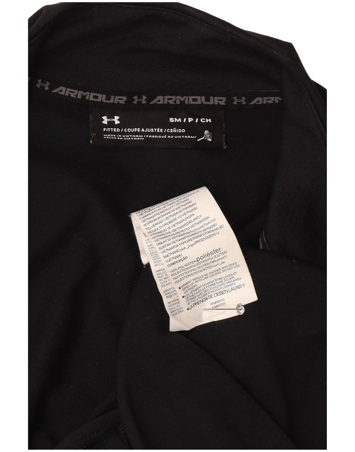 Under Armour Herren-Trainingsanzugoberteil mit grafischer Passform, Größe S, Schwarz, Polyester