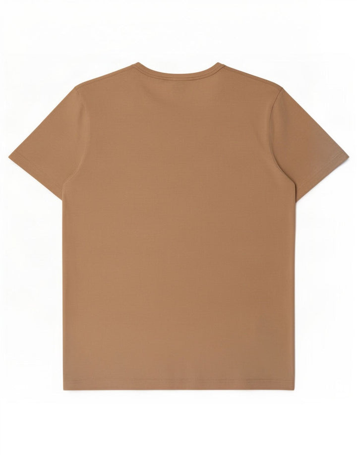 Hugo Boss Herren T-Shirt Top mittelbeige Baumwolle