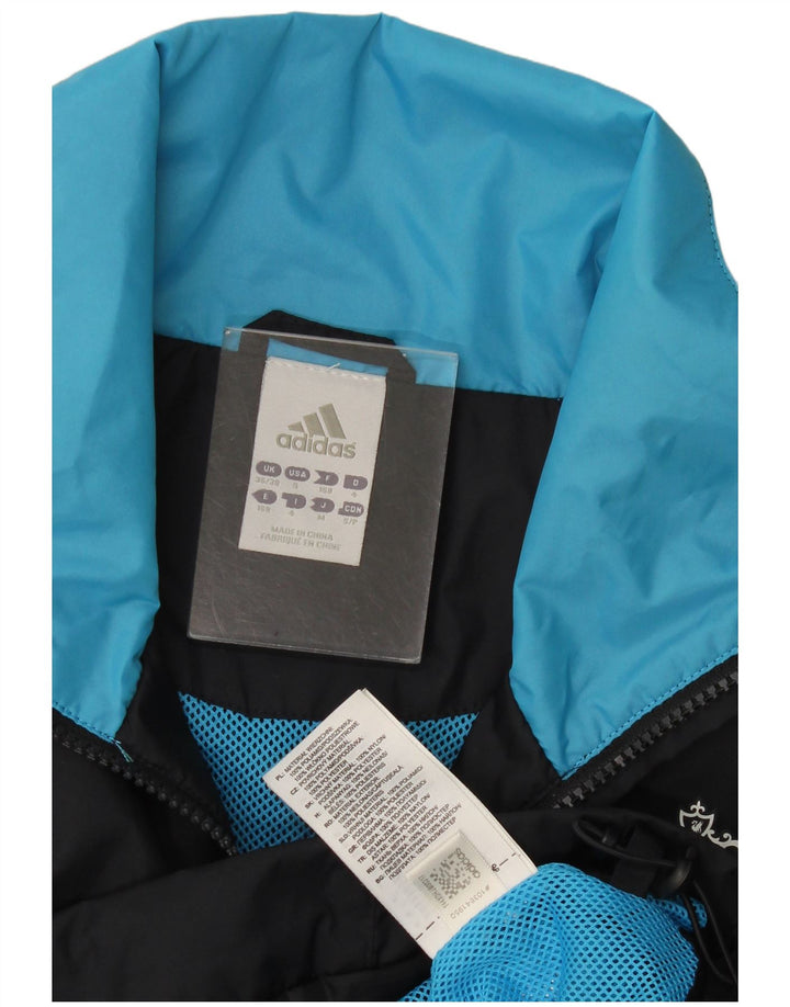Adidas Herren Liverpool Regenjacke UK 36/38 Small Marineblau Polyamid