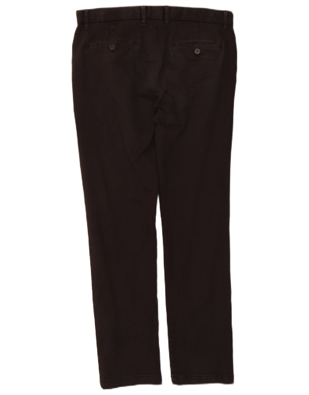 Marks & Spencer Herren Slim Chinohose W36 L33 Braune Baumwolle
