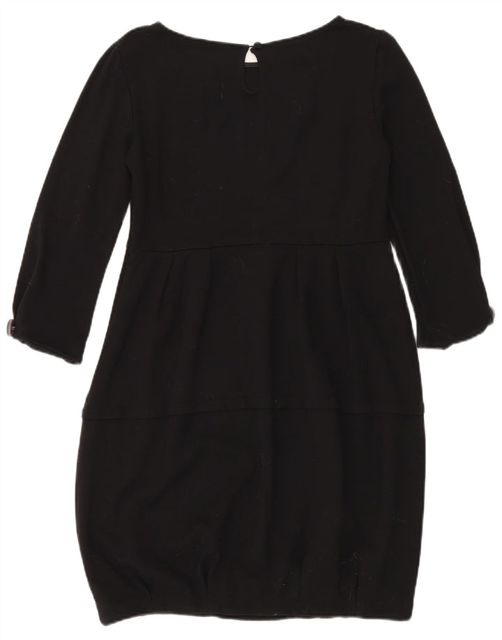 Max & Co. Damen-Blasenkleid mit 3/4-Ärmeln, Gr. 14, Größe L, Schwarz, Viskose