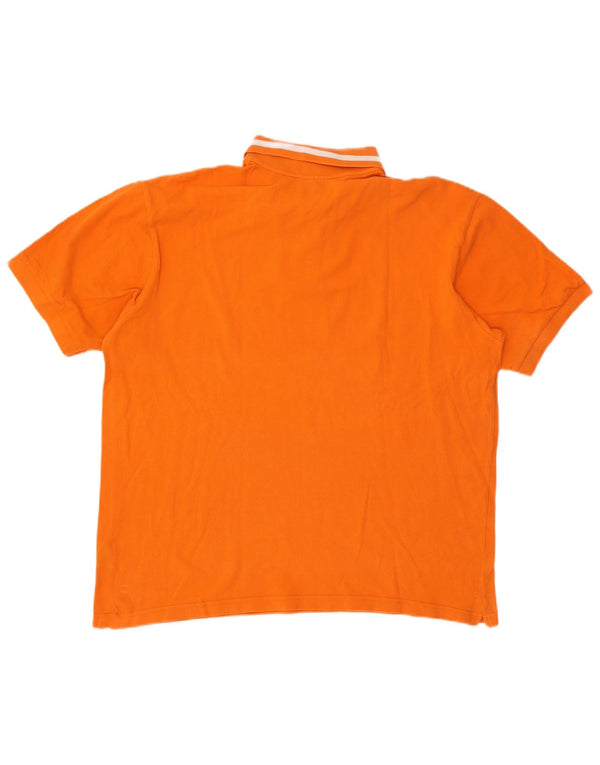 Diadora Herren Poloshirt 2XL Orange Baumwolle