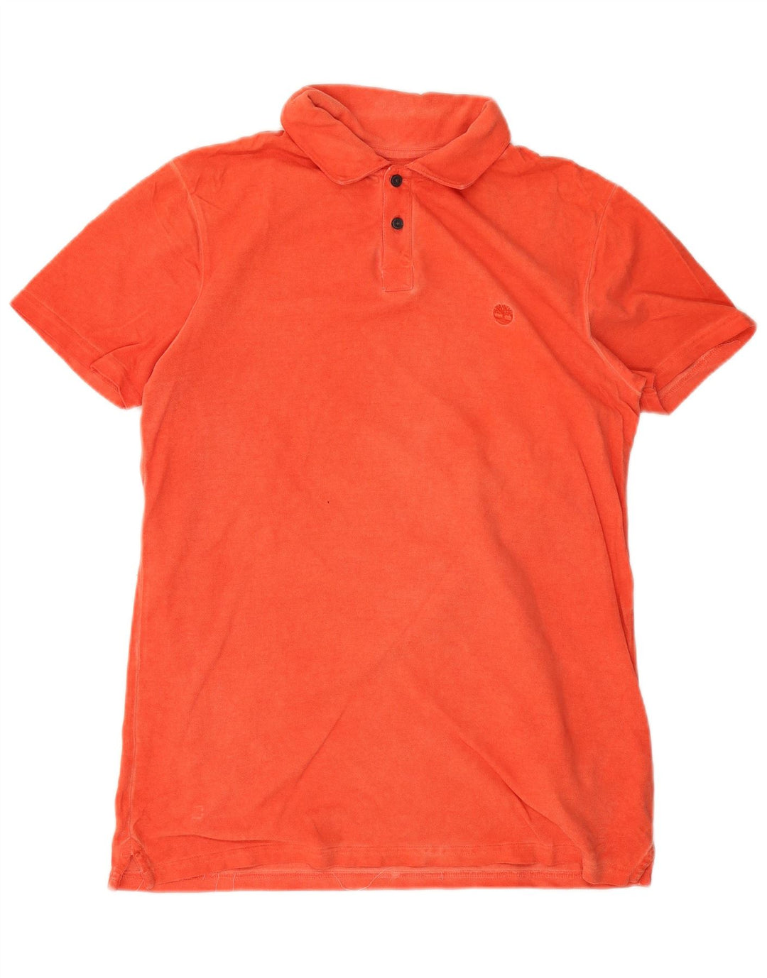 Timberland Herren-Poloshirt aus mitteloranger Baumwolle