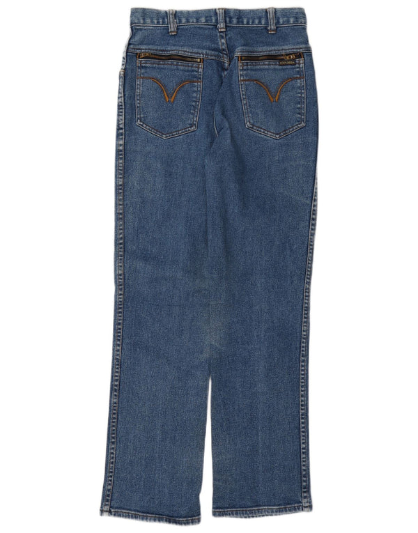 Explorer Damen Straight Jeans W26 L30 Blaue Baumwolle