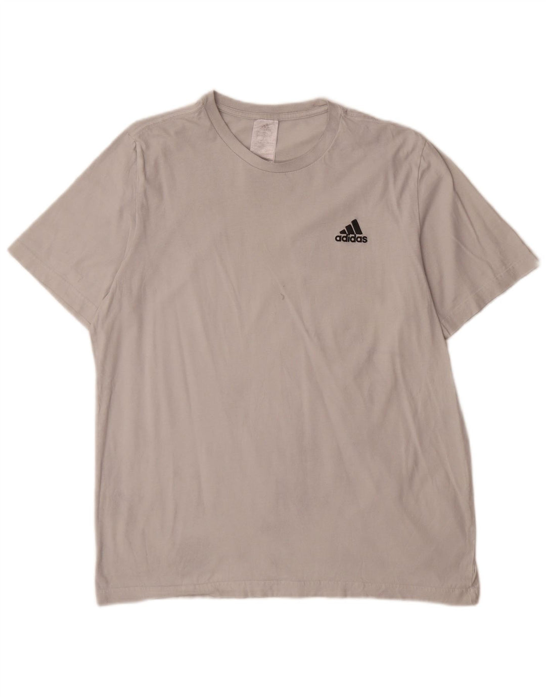 Adidas Herren T-Shirt Top Large Weiß Baumwolle