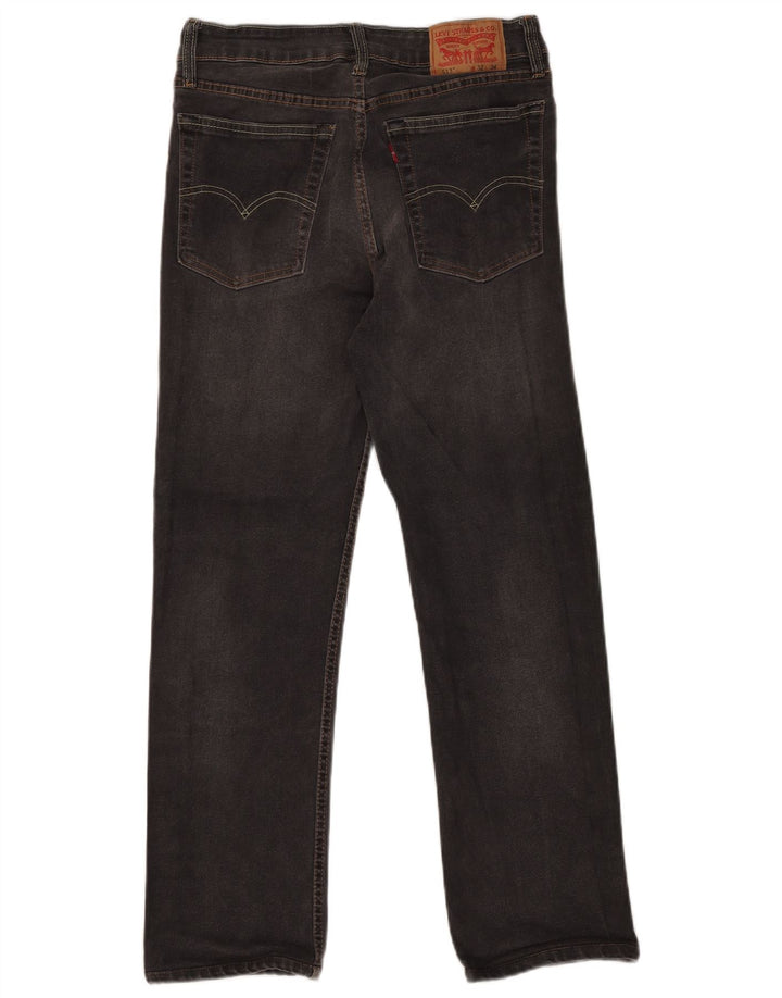 Levi's Herren Slim Straight Jeans W32 L28 Graue Baumwolle