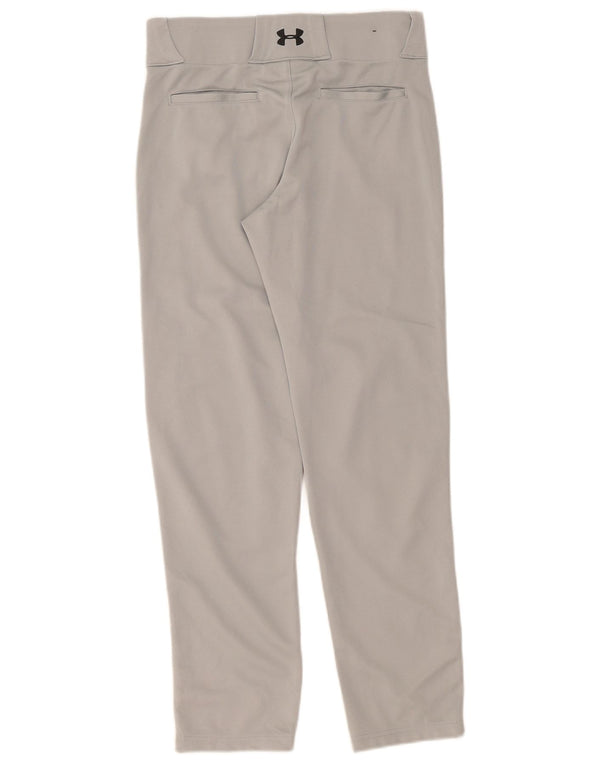 Under Armour Boys Heat Gear Casual Trousers 13-14 Years XL W30 L29 Grey