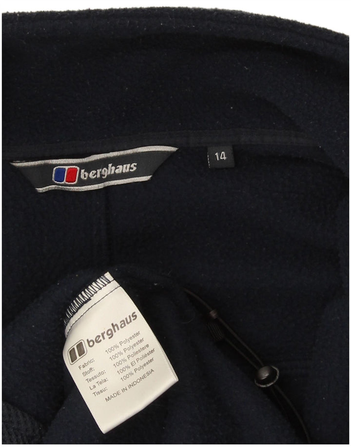 Berghaus Damen Fleecejacke UK 14 Large Marineblau Polyester