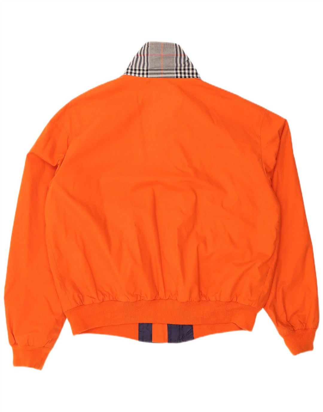 MACKINTOSH Herren Bomberjacke UK 44 2XL Orange karierte Baumwolle