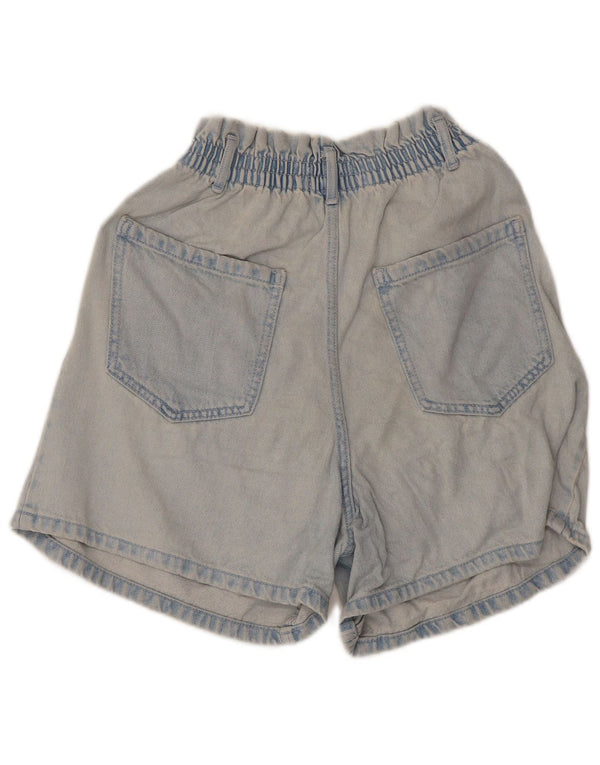 Zara Damen Jeansshorts EU 38 Small W28 Blaue Baumwolle