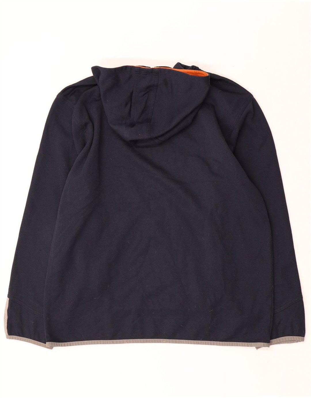 Adidas Herren Kapuzenpullover mit Reißverschluss, mittleres Marineblau, Polyester