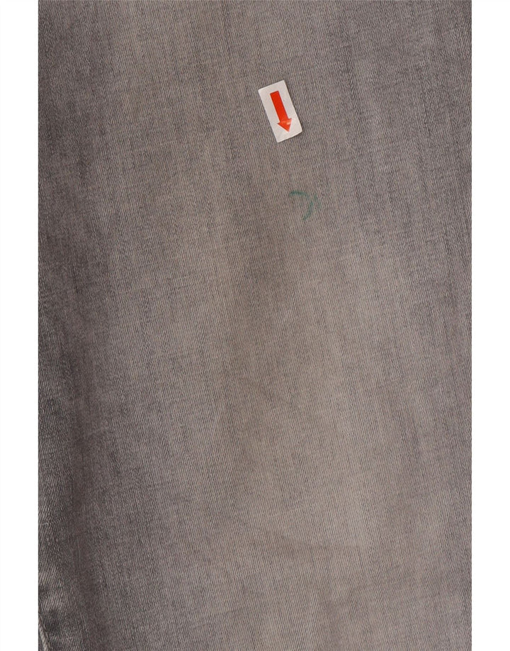 JACK & JONES Herren Slim Jeans W34 L32 Graue Baumwolle