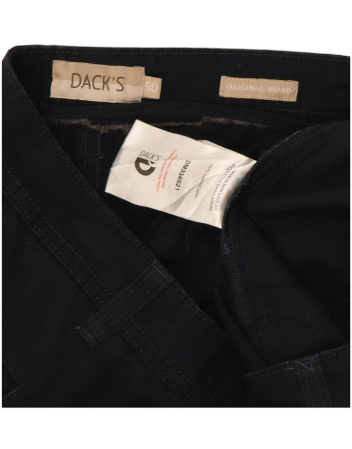 Dack's Herren-Bermudashorts IT 50 Large W34 Marineblaue Baumwolle