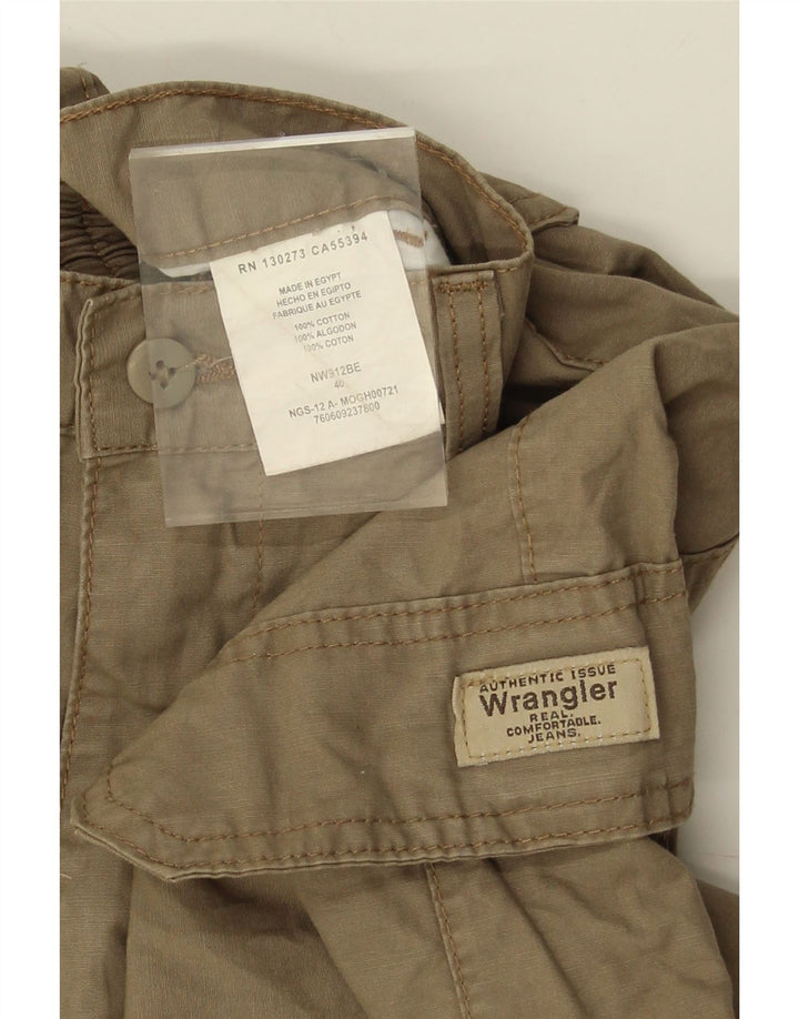 WRANGLER Mens Cargo Shorts W40 XL Brown Cotton Vintage Wrangler and Second-Hand Wrangler from Messina Hembry 