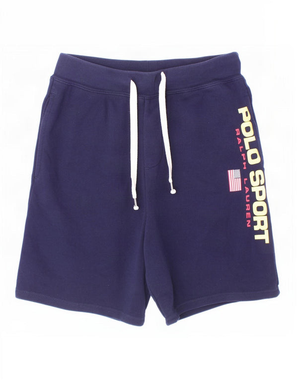 Polo Ralph Lauren Jungen-Sportshorts mit Grafik, 14–15 Jahre, Größe L, Marineblau