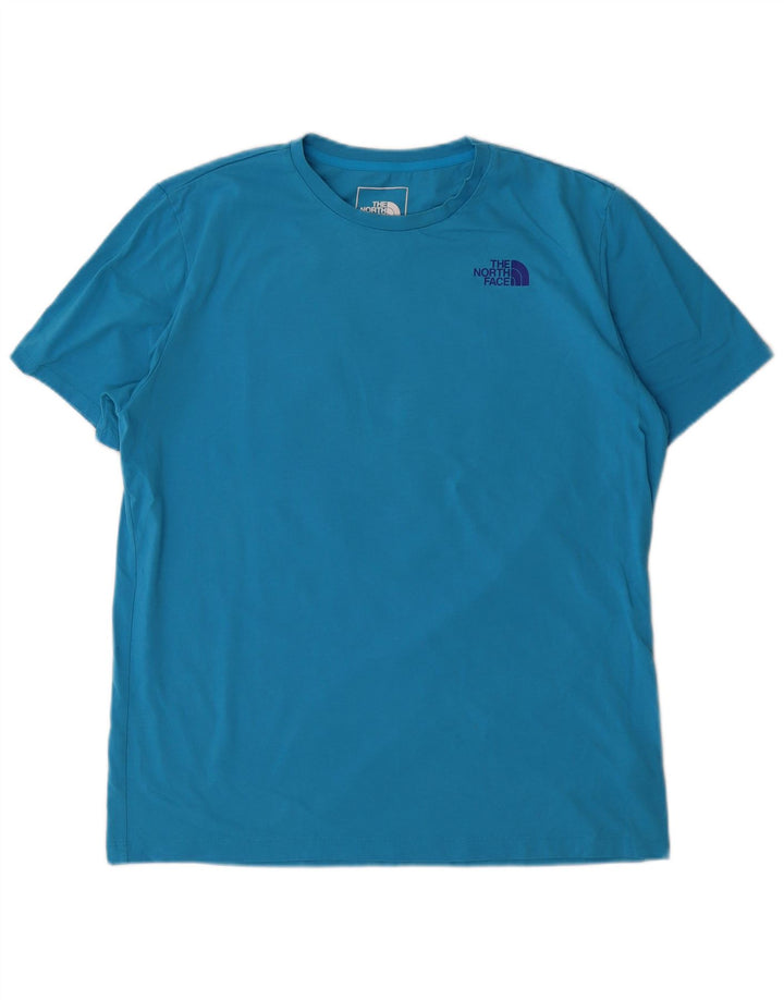 The North Face Herren-T-Shirt mit Grafik, Größe L, Blau, Baumwolle