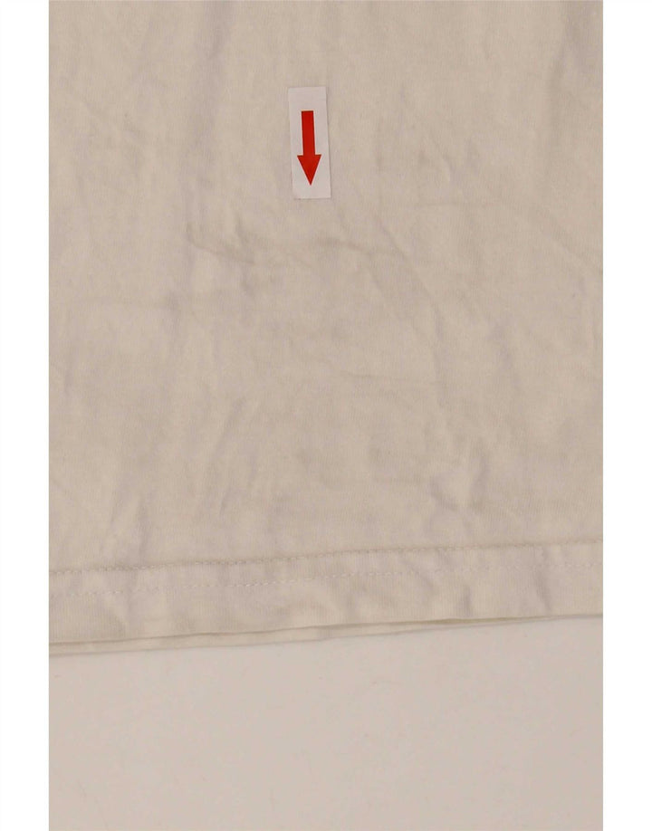 Fila Herren T-Shirt Top aus mittelweißer Baumwolle