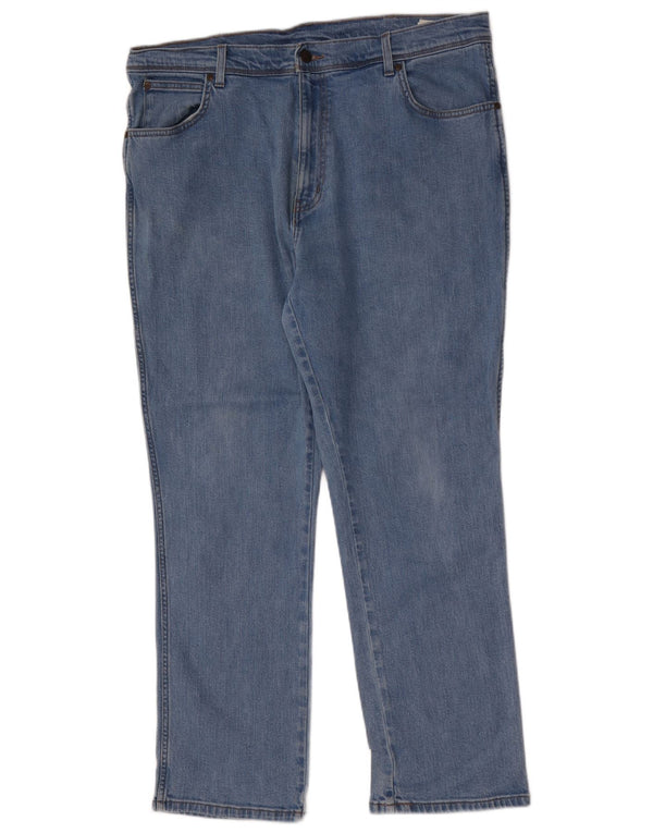 Wrangler Herren-Jeans mit normaler Passform, gerade Passform, Breite 40, Länge 30, Blau, Baumwolle