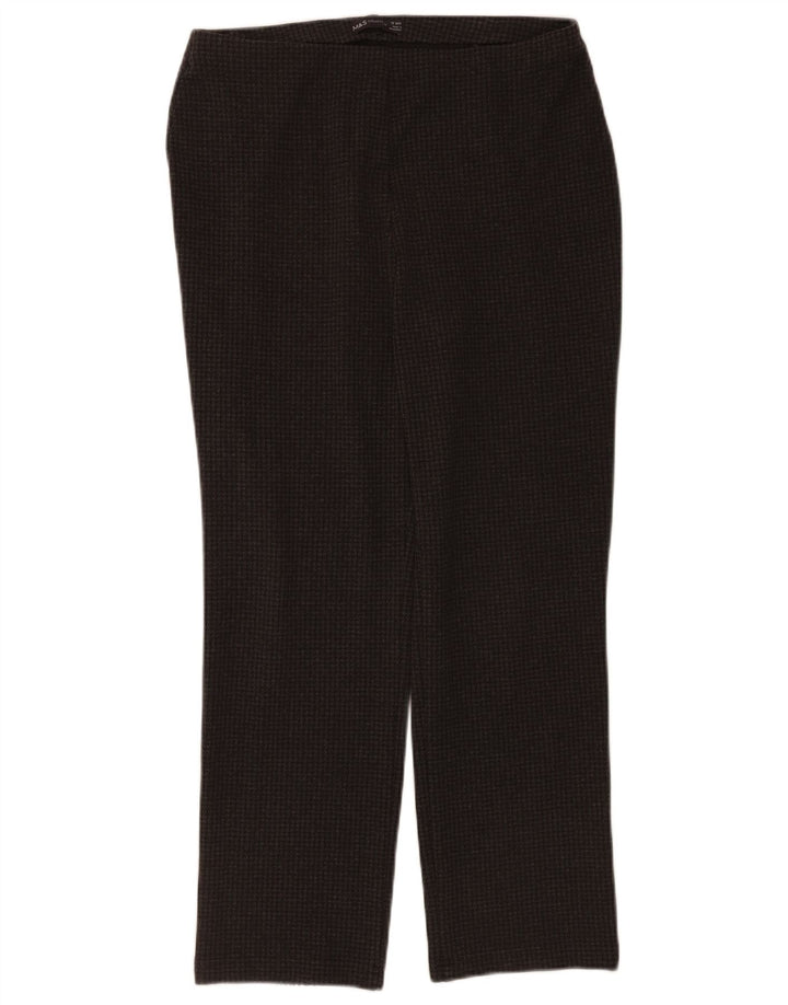 Marks & Spencer Damen Freizeithose UK 12 Medium W32 L28 Schwarz