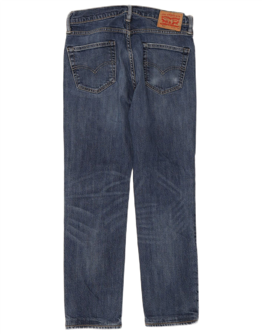 Levi's Damen 511 Slim Jeans W30 L28 Blaue Baumwolle