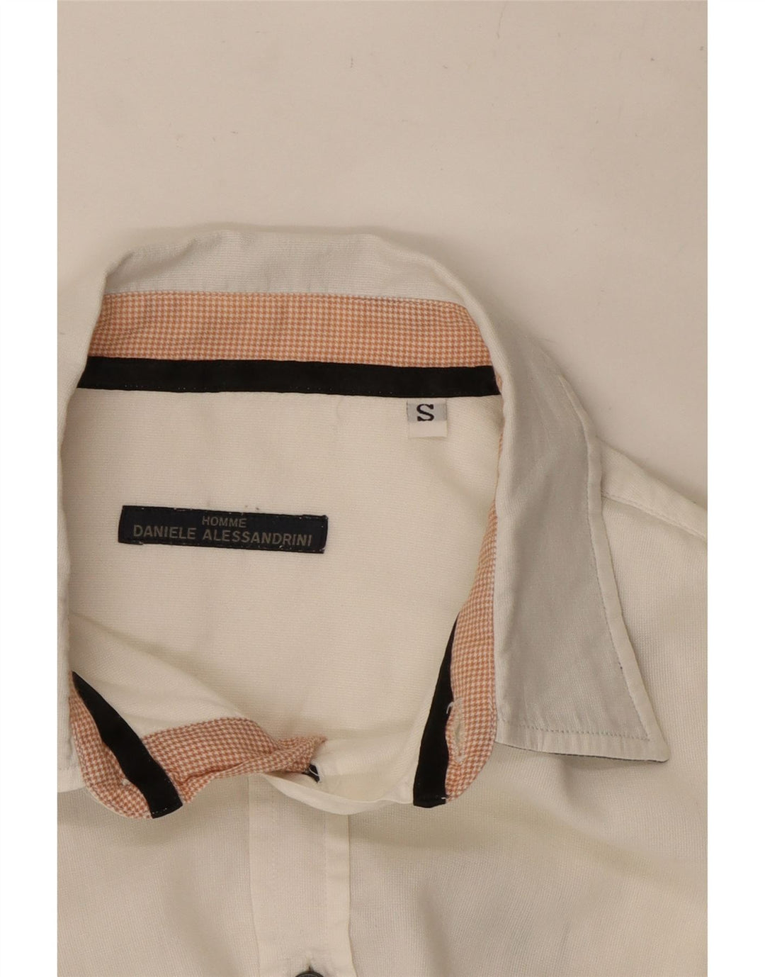 Daniele Alessandrini Herrenhemd Small Weiß