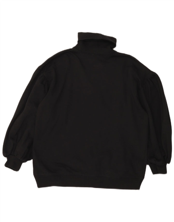 Zara Damen-Pullover mit Rollkragen, Gr. 14, mittelschwarz, Baumwolle