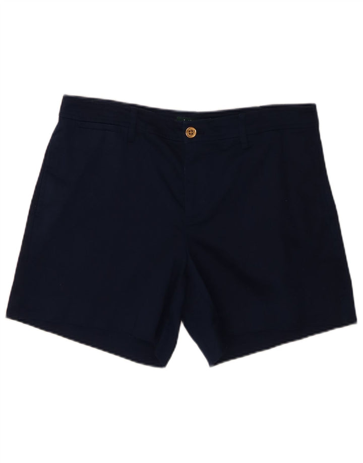Ralph Lauren Damen Chinoshorts US 8 Medium W32 Marineblaue Baumwolle