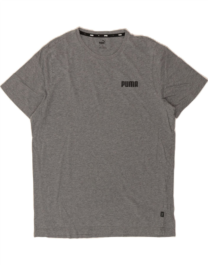 PUMA Mens Graphic T-Shirt Top Large Grey Cotton Vintage Puma and Second-Hand Puma from Messina Hembry 