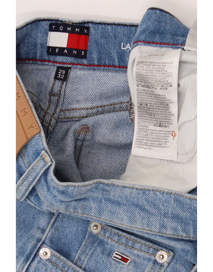 Tommy Hilfiger Herren Straight Jeans W29 L32 Blaue Baumwolle