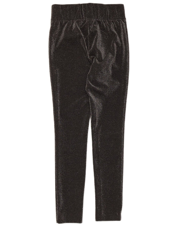 Marks & Spencer Damen Leggings UK 8 Small Schwarz gefleckt