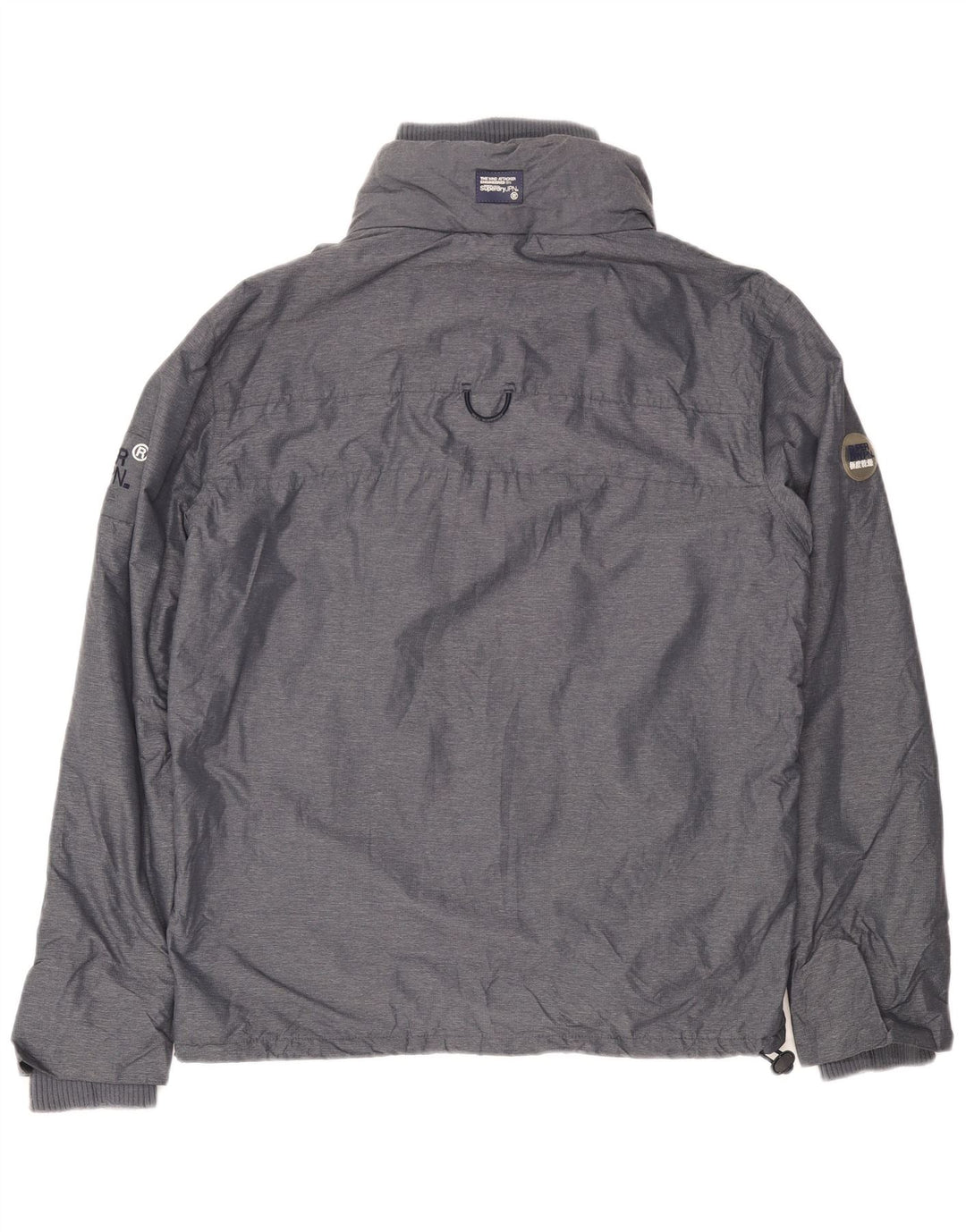 Superdry Herren Graphic Windjacke UK 42 XL Grau Polyester