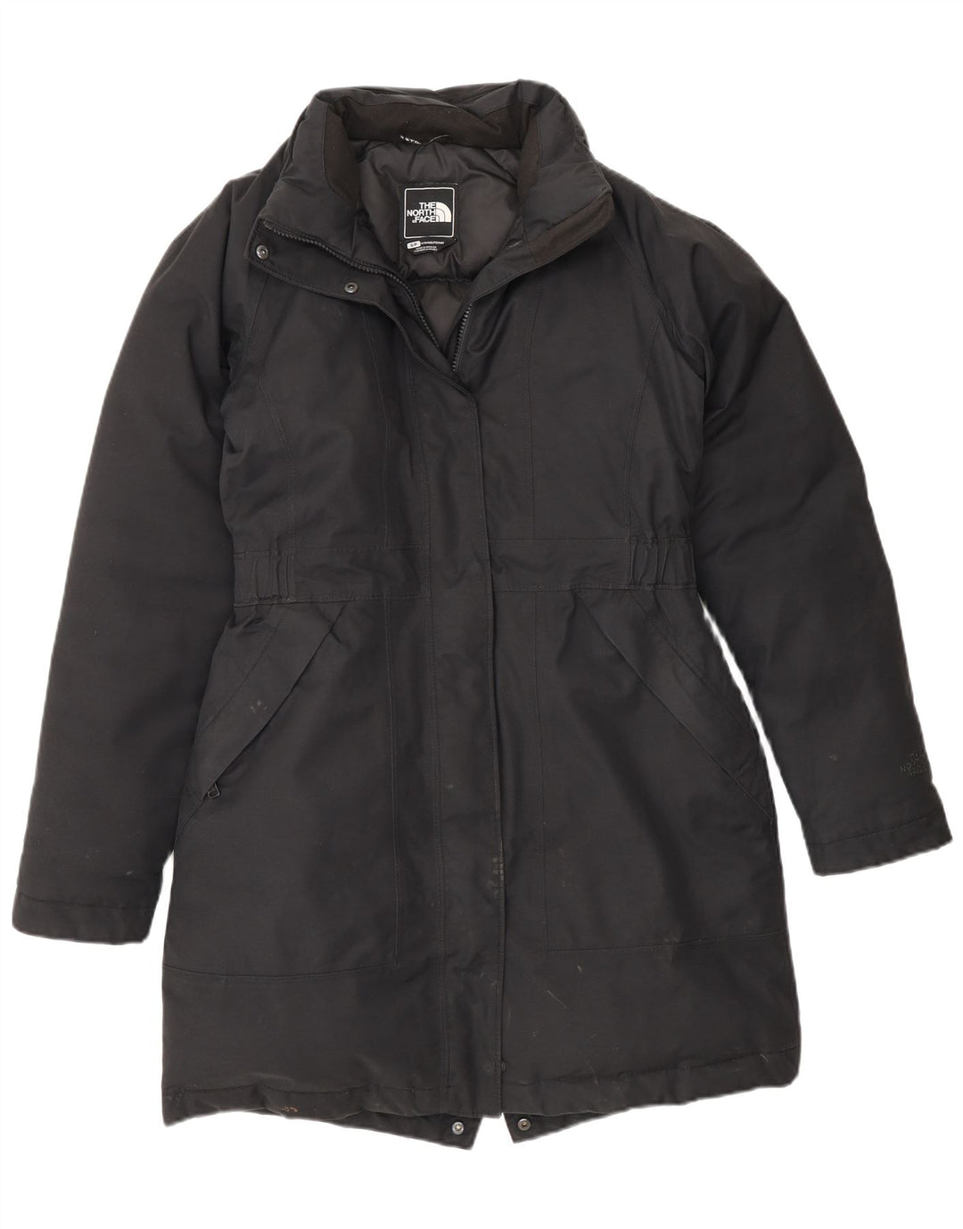 The North Face Damen Wattierter Mantel UK 10 Small Schwarz Baumwolle