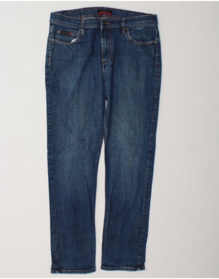 Pierre Cardin Herren Slim Jeans W36 L32 Blaue Baumwolle