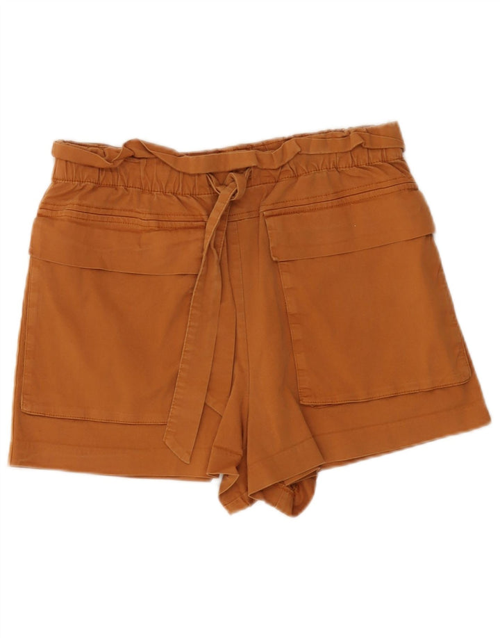 Zara Damen-Hotpants mit hoher Taille, mittelgroß, W28, Braun