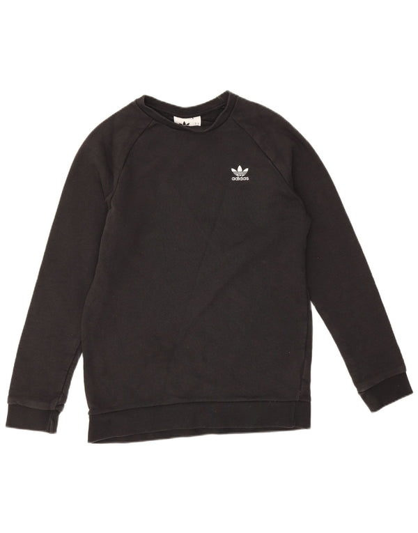 Adidas Herren Sweatshirt Pullover Small Schwarz Baumwolle
