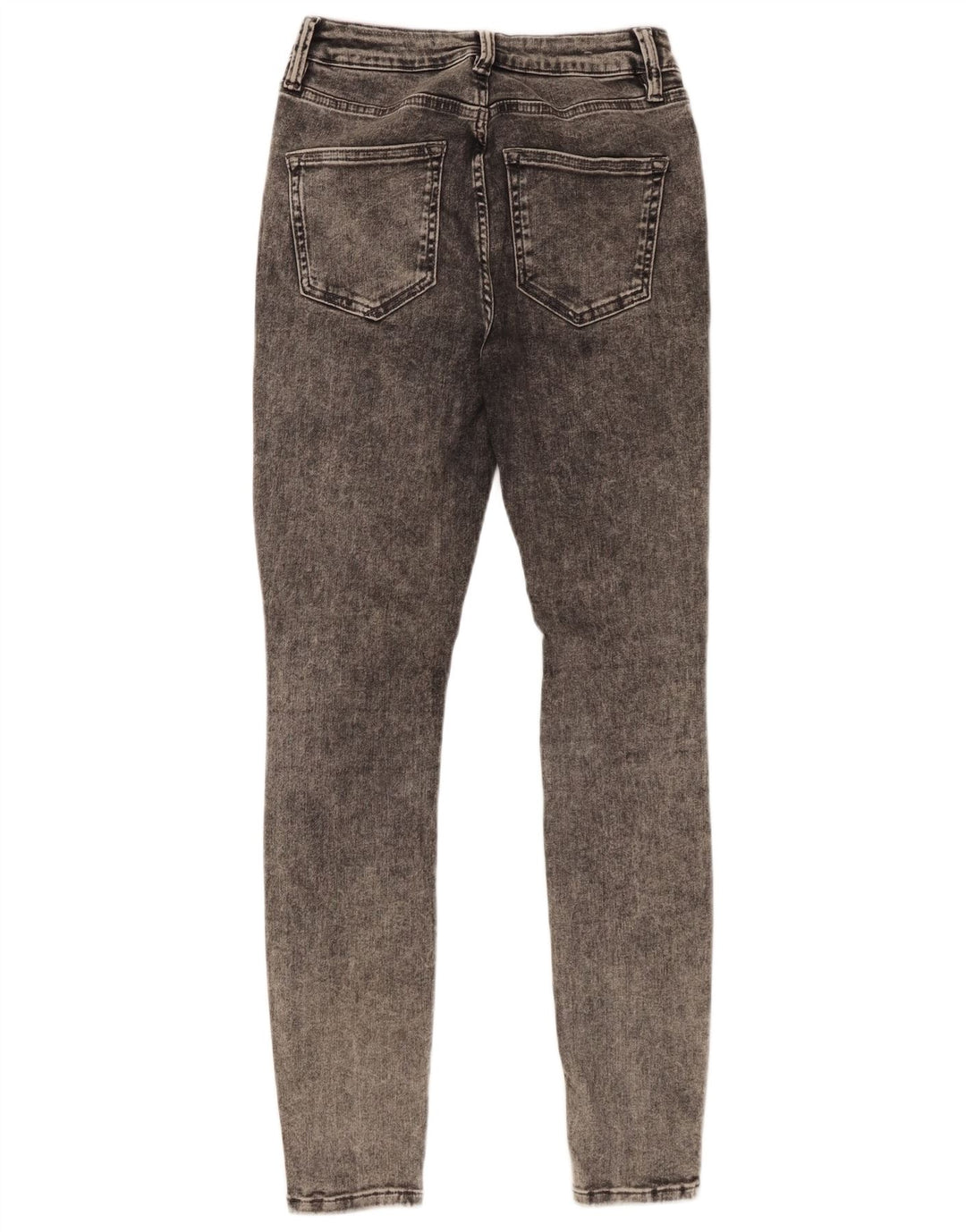ALL SAINTS Röhrenjeans für Damen, mittelgroß, W28, L29, graue Baumwolle
