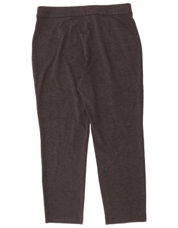 MARKS & SPENCER Damen Tapered Cropped-Hose UK 14 Large W32 L25 Grau
