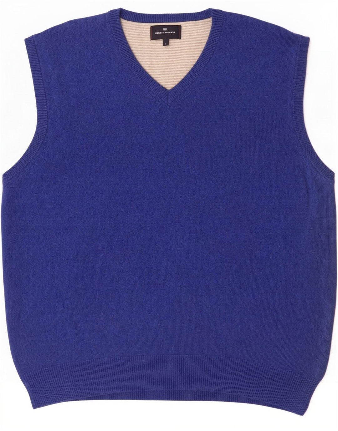 Marks & Spencer Herren-Tanktop „Harbor“ in Blau, Größe L, Baumwolle