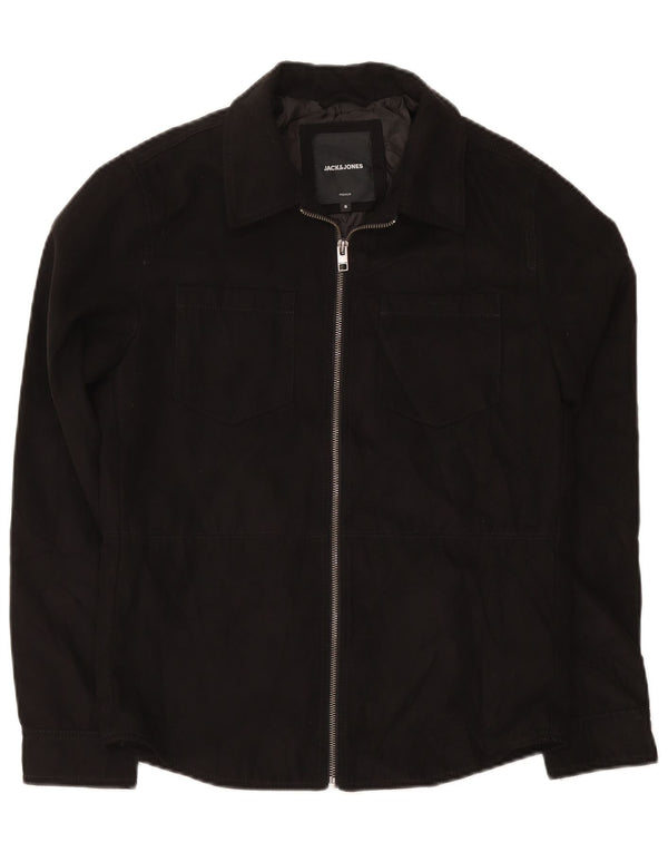 Jack & Jones Herren Utility Jacke UK 36 Small Schwarz