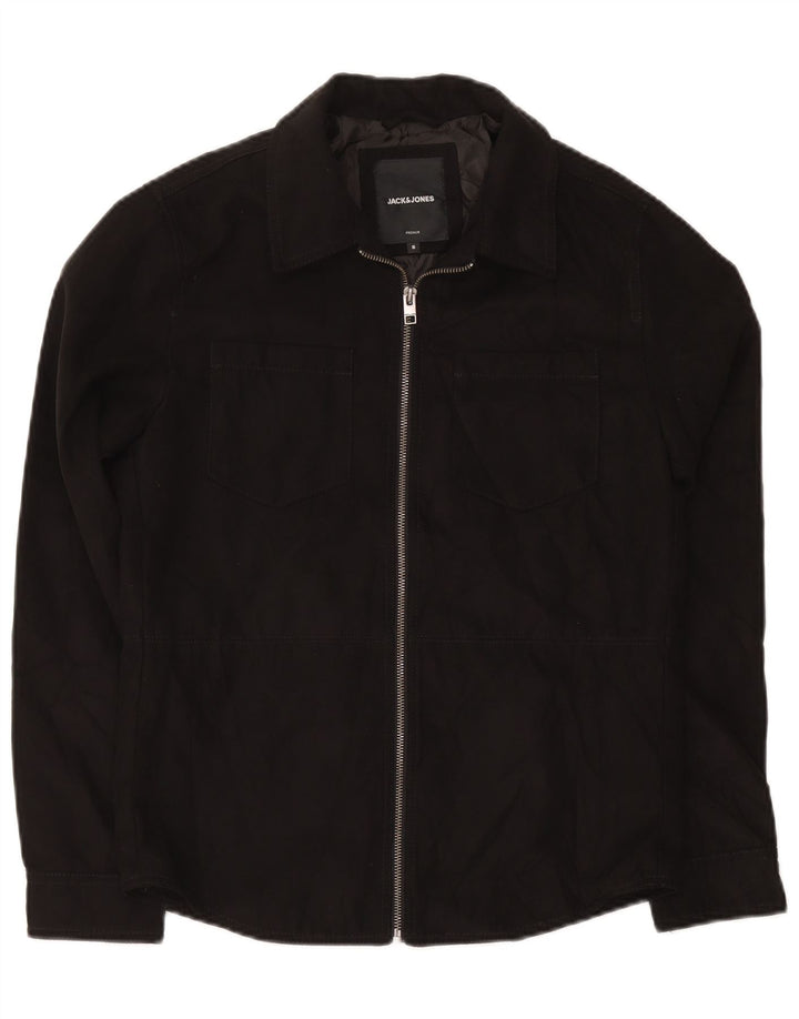 Jack & Jones Herren Utility Jacke UK 36 Small Schwarz