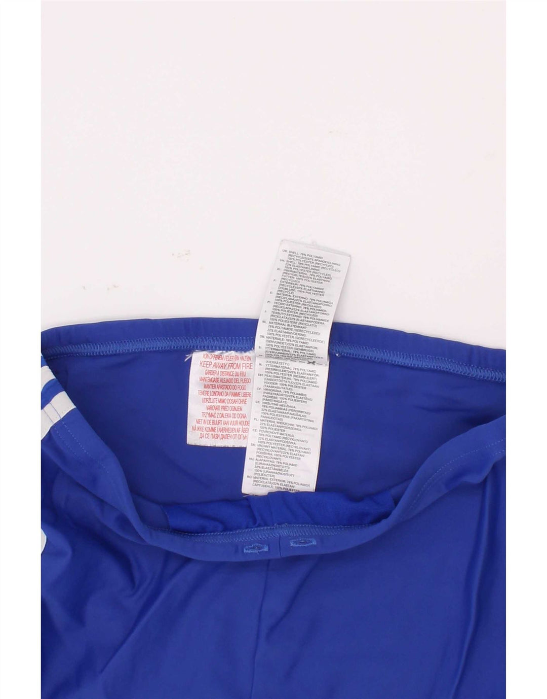 Adidas Badeshorts für Jungen, 13–14 Jahre, blaues Polyester