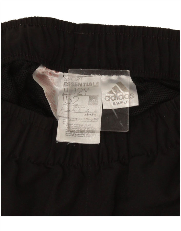 Adidas Sportshorts für Jungen, 11–12 Jahre, schwarzes Polyester