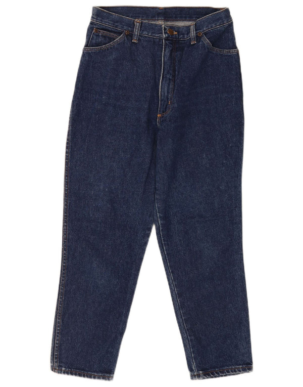 Wrangler Womens Crop High Waist Jeans W31 L26 Blaue Baumwolle