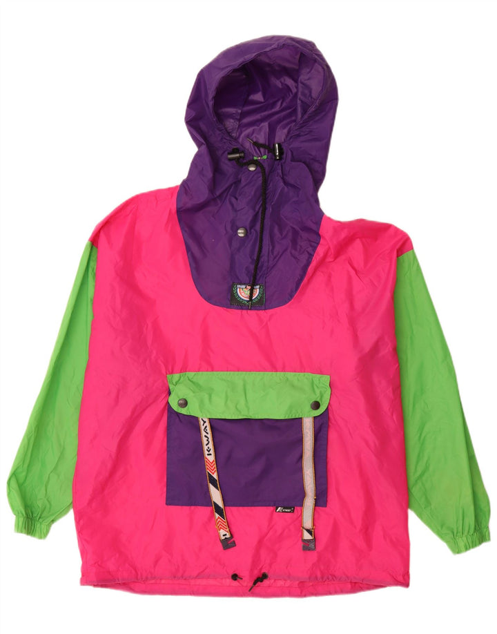 K-Way Herren Pullover Regenjacke UK 36 Small Mehrfarbig Colourblock