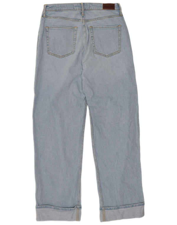 Hollister Damen Dad Jeans mit ultrahoher Taille, US 11, Größe L, W30, L31, Blau, Baumwolle